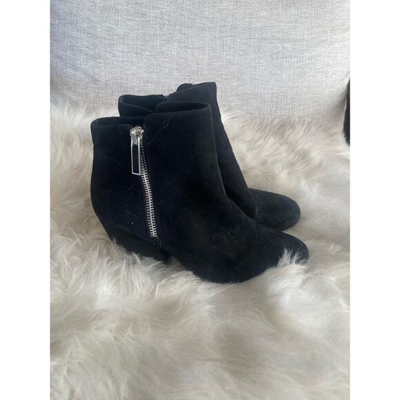 1. State Black Suede Booties | Women’s 7.5 - Picture 4 of 6